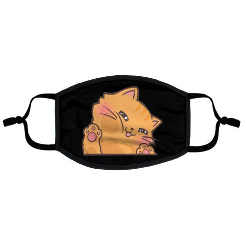 Kawaii Squish Cat Flat Face Mask
