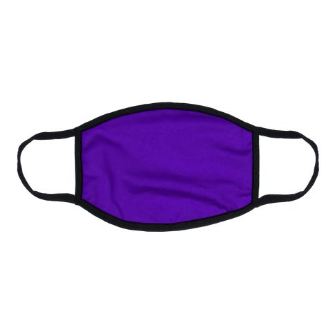 Purple Flat Face Mask