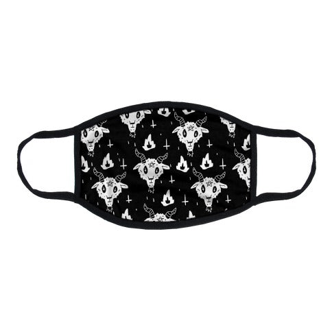 Spicy Heck Boy Satan Pattern Flat Face Mask