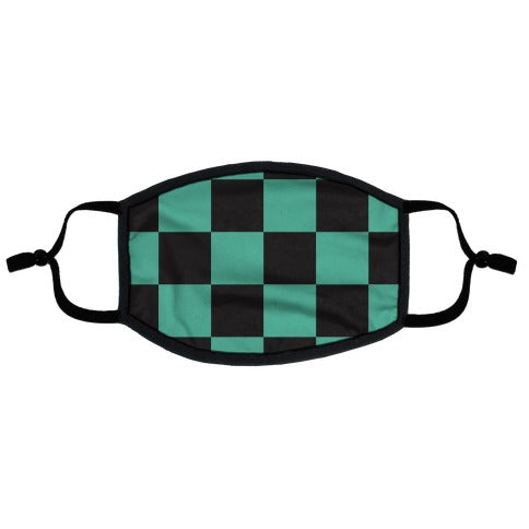 Tanjiro Pattern Flat Face Mask