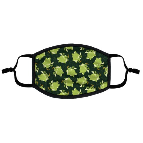 Tubby Dragon Pattern Flat Face Mask