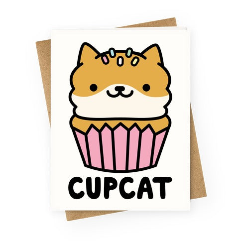 Cupcat Greeting Card