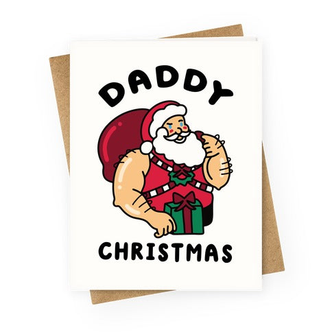 Daddy Christmas Greeting Card