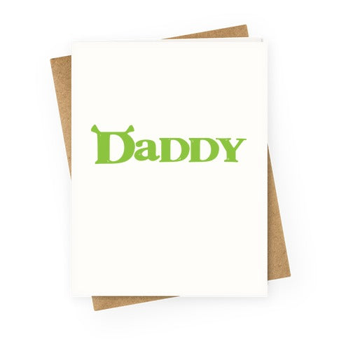 Daddy Greeting Card