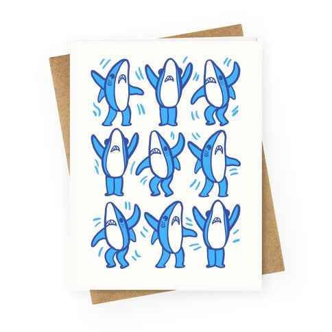 Dancing Left Shark  Greeting Card