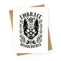 Embrace Disobedience Greeting Card