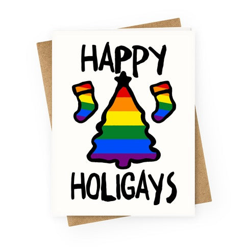 Happy Holigays Greeting Card