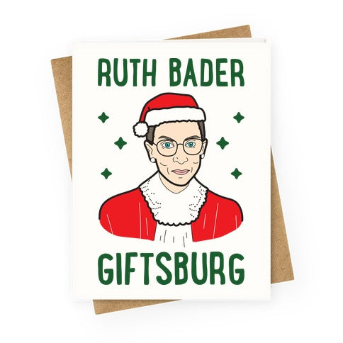Ruth Bader Giftsburg Greeting Card