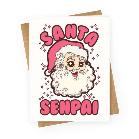 Santa Senpai Greeting Card