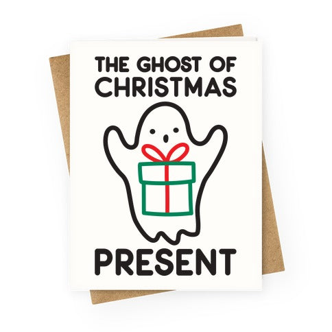 The Ghost of Christmas Present Greeting Card