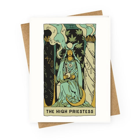 The High Priestess  Greeting Card