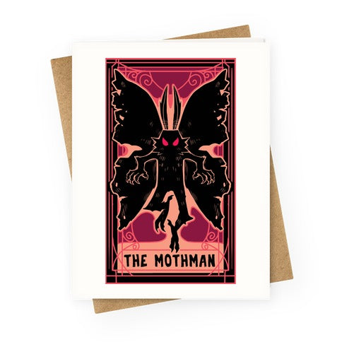 The Mothman Tarot Greeting Card