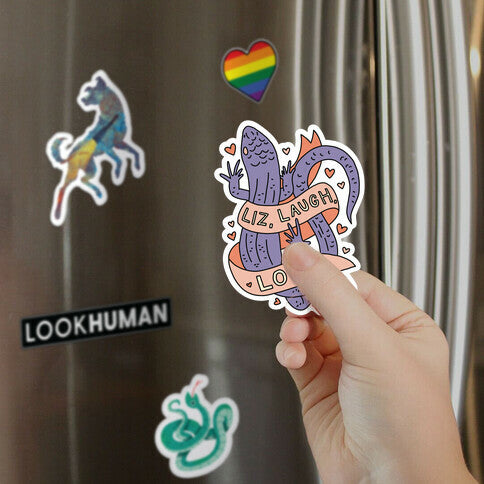 Liz, Laugh, Love (Lizard) Magnet