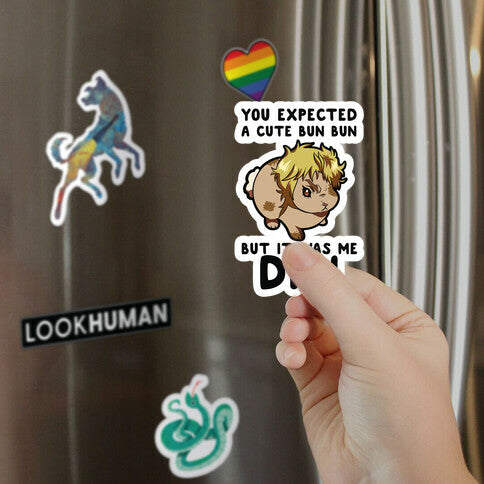 You Expected A Cute Bun Bun But It Was Me DIO Magnet