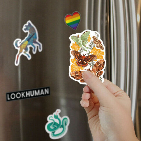 Moths & Marigolds Magnet