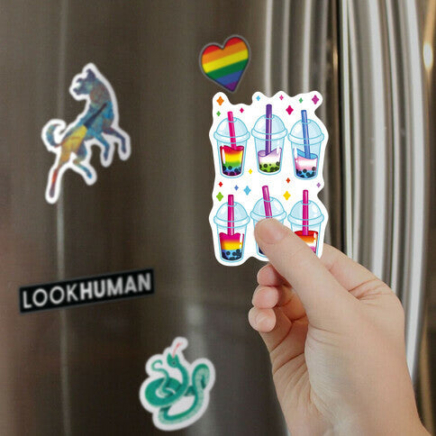 Pride Bubble Tea Magnet