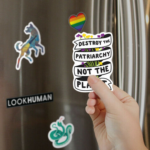 Destroy The Patriarchy Not The Planet Magnet