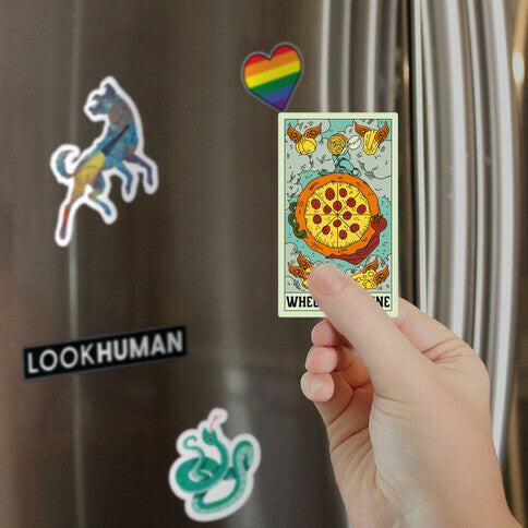 Wheel Of Fortune Pizza Magnet