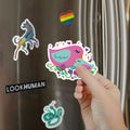 Mama Bird Pink Magnet