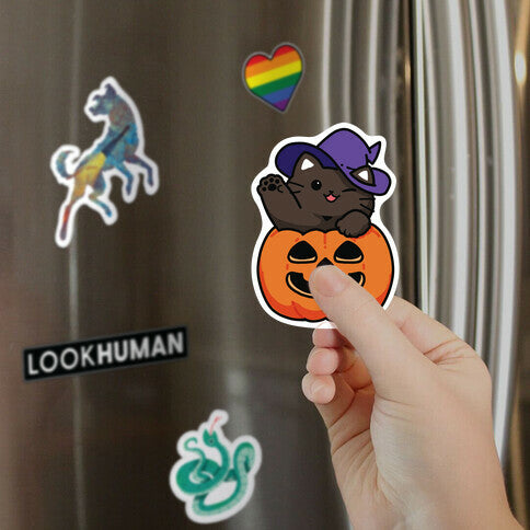 Cute Halloween Cat Magnet