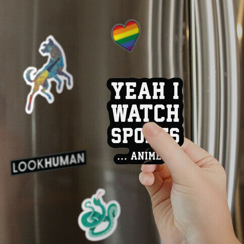 Yeah I Watch Sports ...Anime Magnet