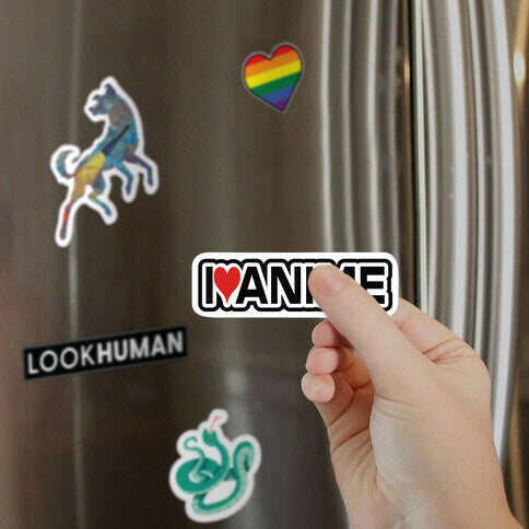 I Love Anime Magnet