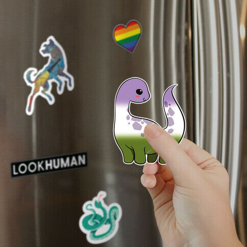 Genderqueer-Dino Magnet