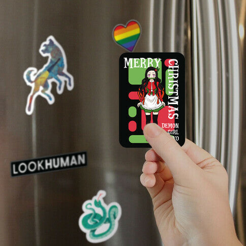 Merry Christmas Demon Girl Nezuko Magnet