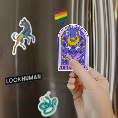 Find Solace In The Stars Magnet