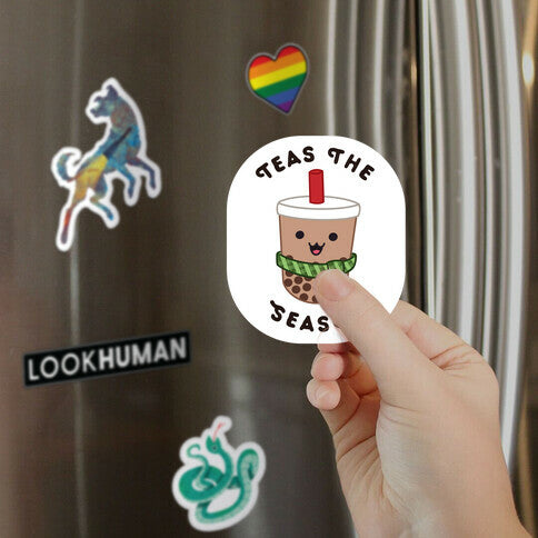 Teas the Season Magnet