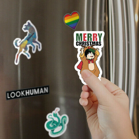 Deku Reindeer Christmas Parody Magnet