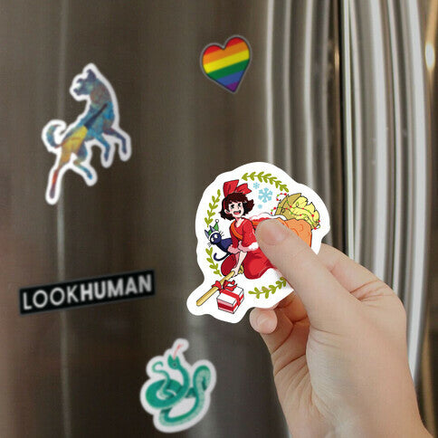 Kiki's Christmas Gift Delivery Magnet