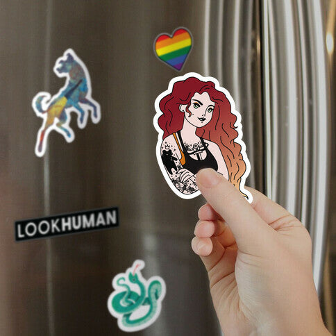 Punk Merida Parody Magnet