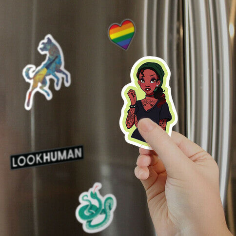 Punk Princess Tiana Parody Magnet