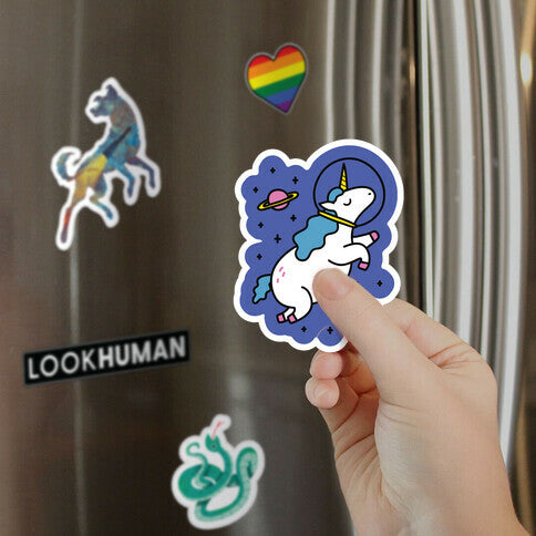 Space Unicorn Magnet