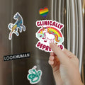 Clinically Depressed Unicorn Magnet