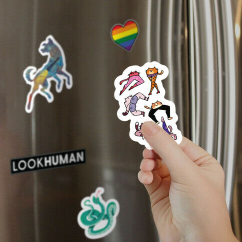 Leggy Cats Magnet