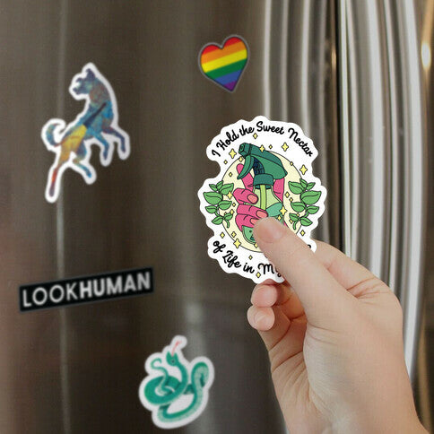 I Hold the Sweet Nectar of Life in My Hands Magnet