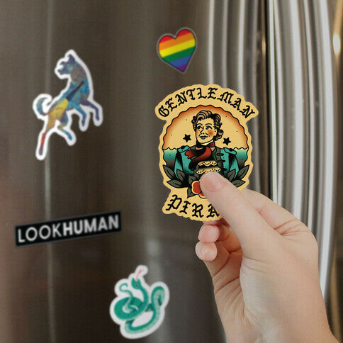 Gentleman Pirate Sailor Jerry Tattoo Magnet