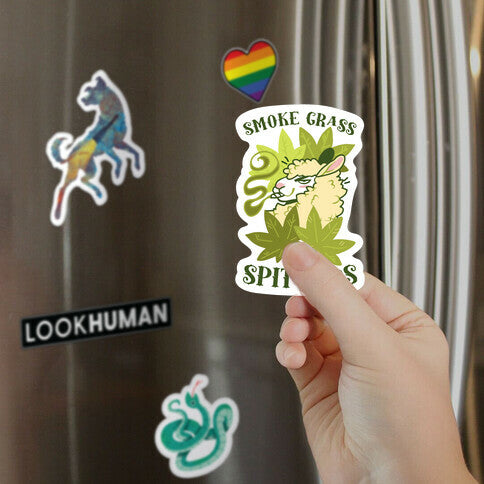 Smoke Grass Spit Sass Magnet
