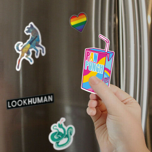 Pan Punch  Juice Box Magnet