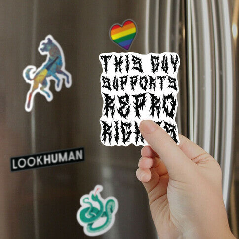 This Guy Supports Repro Rights Magnet