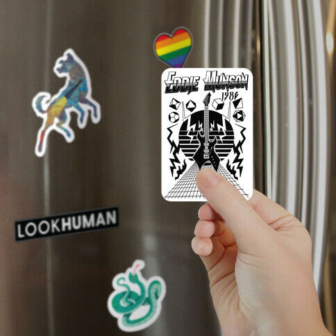 Eddie Munson 1986 Tour  Magnet