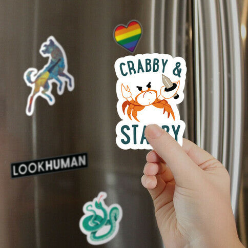 Crabby & Stabby Magnet