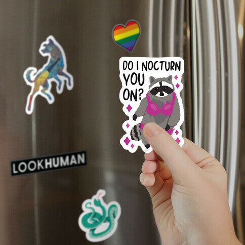 Do I Nocturn You On? Raccoon  Magnet