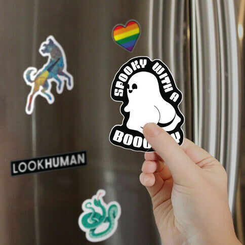 Spooky With A Booooty Ghost Magnet