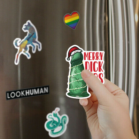 Merry Dickmas Magnet