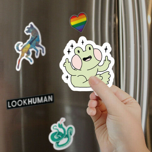 Flicky Frog  Magnet