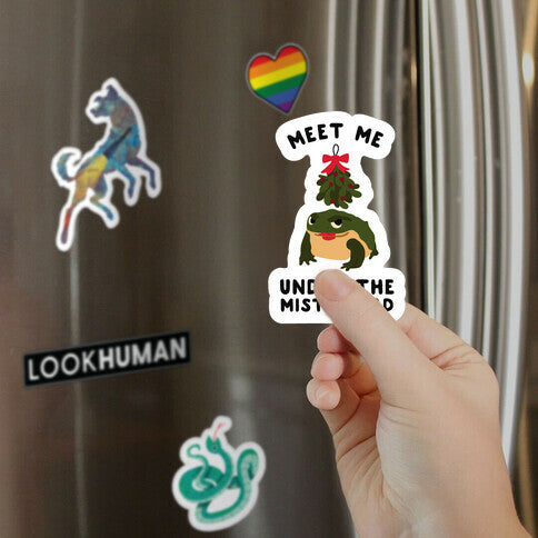 Meet Me Under the MistleToad Magnet