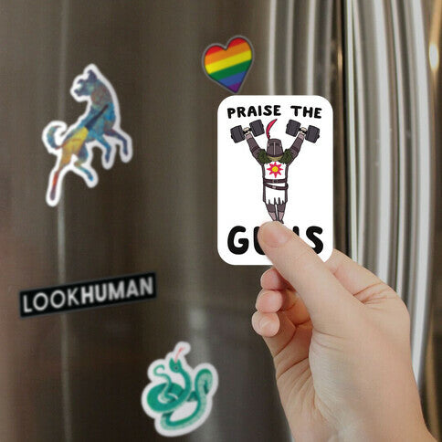 Praise the Guns - Dark Souls Magnet